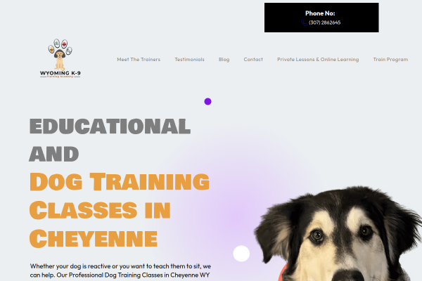 Wyoming k9 Training Academy