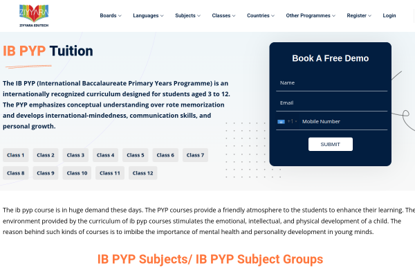 Ziyyara | Expert PYP Training Courses Online for IB & PYP Students