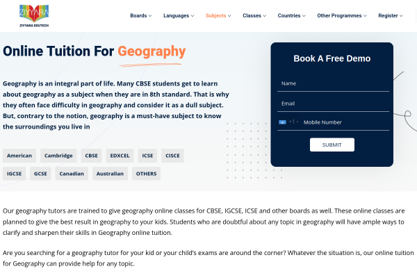 Tuition for Geography: Helping Students Tackle Tough Topics Without Stress