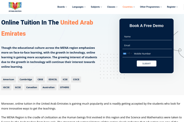 Achieve Academic Success with Ziyyara: Leading Online Tuition in UAE