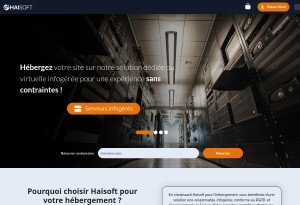 capture d'écran du site haisoft