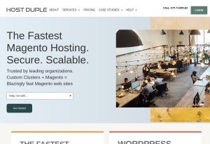 capture d'écran du site Host Duplex