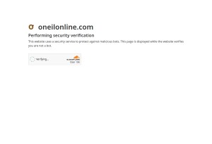 capture d'écran du site O’neil Online