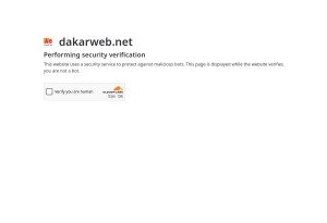 Capture d’écran du site Dakarweb