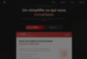 Capture d’écran du site Trionode