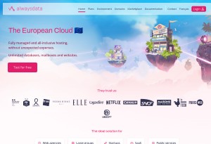capture d'écran du site AlwaysData