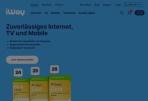 Capture d’écran du site iWay