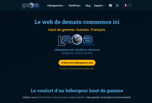Capture d’écran du site LRob
