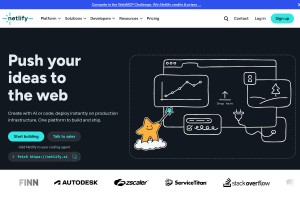 capture d'écran du site Netlify