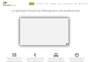 capture d'écran du site PowerMail