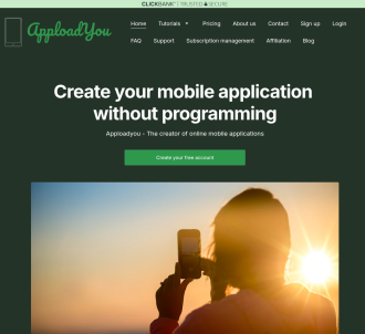 Apploadyou - Create Apps Without Coding And Without Subscription               