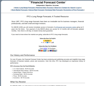 The Financial Forecast Center.                                                 
