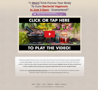 Bv No More (tm)~ Top Converting Bacterial Vaginosis Offer On Cb!               