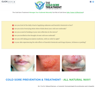 Cold Sore Treatment - Learn How To Get Rid Of Cold Sores Faster                