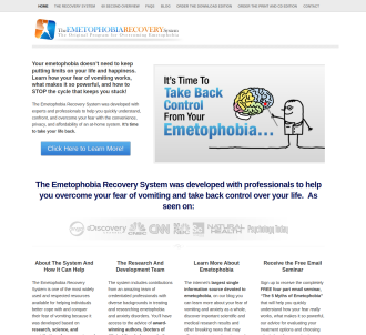 The Emetophobia Recovery System                                                