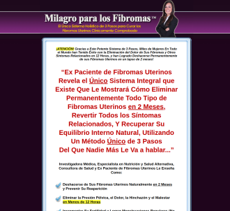 Milagro Para Los Fibromas (tm) : Fibroids Miracle (tm) In Spanish!             
