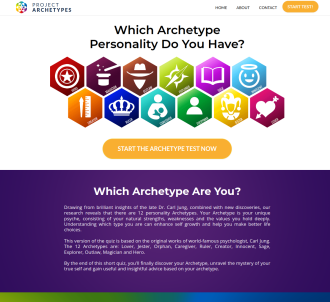 Project Archetypes /w Hyper-personalization Conversion Hack                    