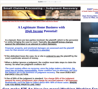 Professional Judgment Recovery & Small Claims Processing Course                