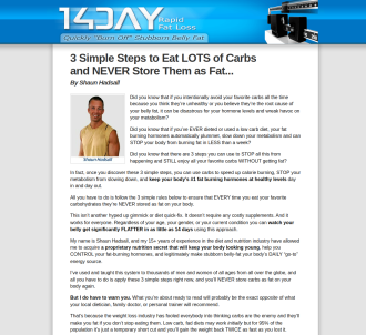 14 Day Rapid Fat Loss Macro-patterning Nutrition & Exercise System             