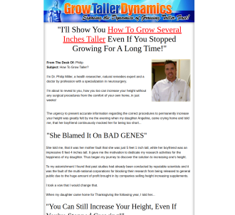 Grow Taller Dynamics - Hot Niche With Amazing Conversion                       