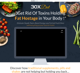 The 30x Diet - Detoxify, Clean, Lose Weight!                                   