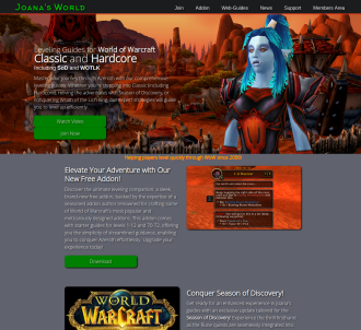 Joanas 1-60 Classic Wow Leveling Guides                                        