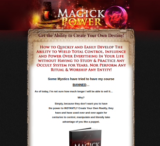 Magickpower.com - Unique Best Selling Product! 3% Conversion Rate!             