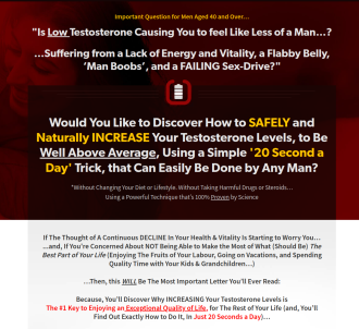 The 20 Second Testosterone Trick                                               
