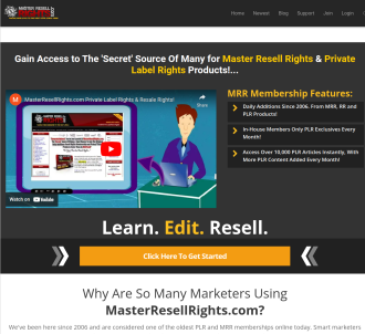 Masterresellrights.com Membership                                              