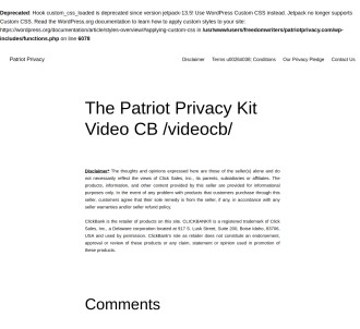 The Patriot Privacy Kit: #1 Best Selling Survival Privacy Product!             