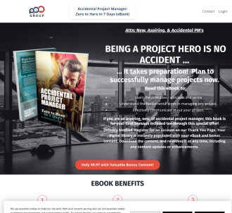New Project Management Method Ebook With Bonuses To Drive Conversions          