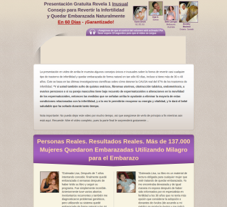 Milagro Para El Embarazo (tm) - Pregnancy Miracle(tm) In Spanish!              