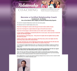 Certified Relationship Coaching                                                