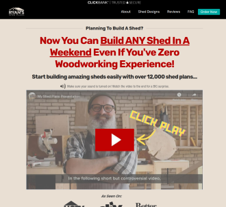 My Shed Plans *top Aff Makes $50k/month!* ~9% Conversions                      