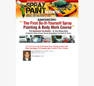 Car Spray Painting Videos - New Updates! $45.73 Per Sale                       