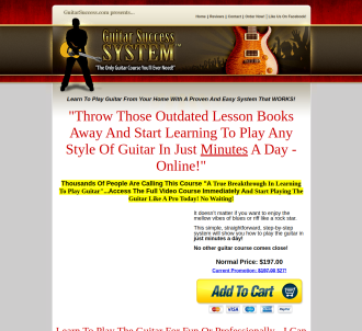 Guitar Success System - The Only Guitar Course Youll Ever Need!                