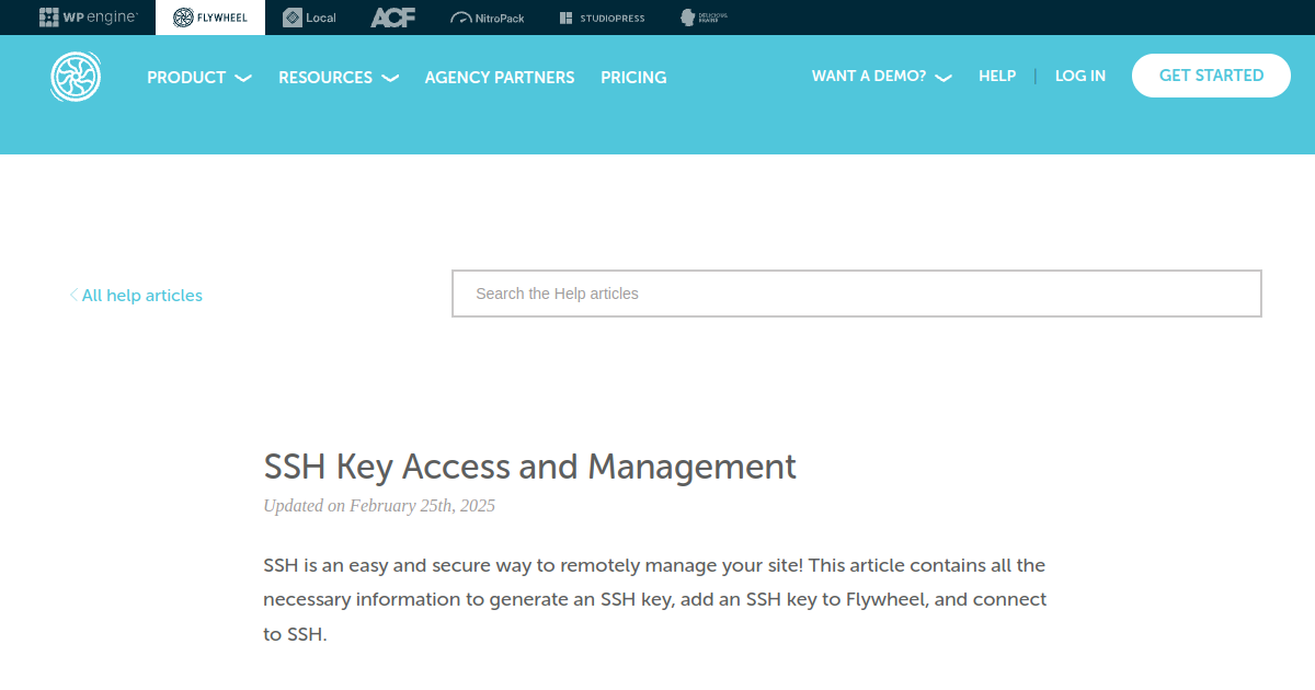 Flywheel Can I Access My Flywheel Site Via SSH 