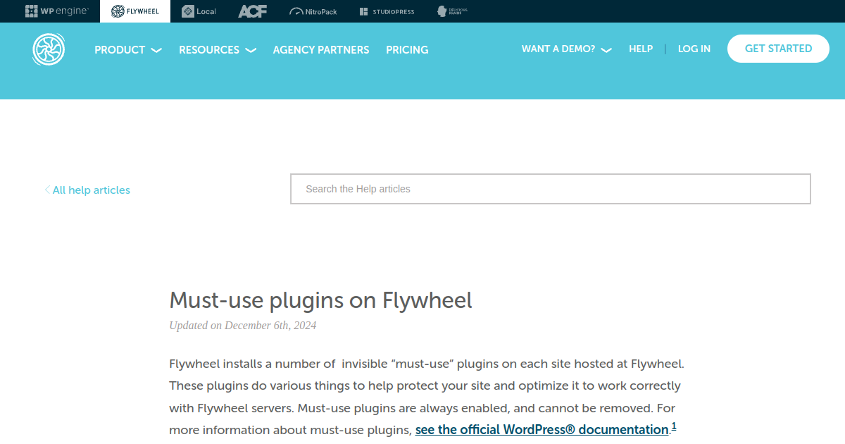 Flywheel | Must-use plugins on Flywheel