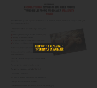 Rules Of The Alpha Male - Attract Women Naturally                              