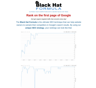 Black Hat Formula - Rank On Page 1 Of Google - Huge Epc!                       