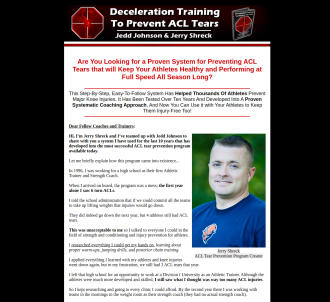 Deceleration Training To Prevent Acl Tears                                     