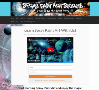Spray Paint Art Secrets                                                        