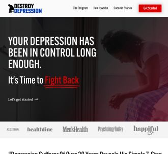 Destroy Depression (tm) - $100 New Aff Bonus                                   