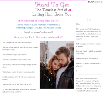 Hard To Get: The Timeless Art Of Letting Him Chase You                         
