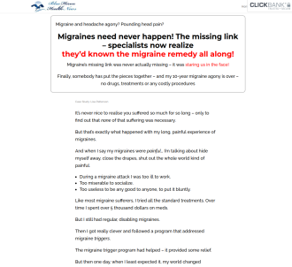 The Migraine And Headache Program! - Blue Heron Health News                    