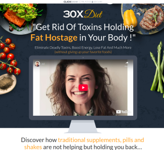 The 30x Diet - Detoxify, Clean, Lose Weight!                                   