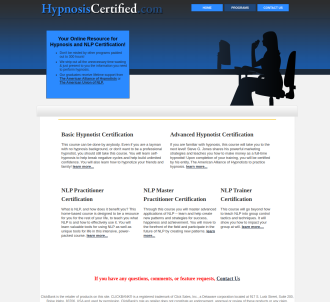 Hypnosis & NLP Certification Courses!                                          