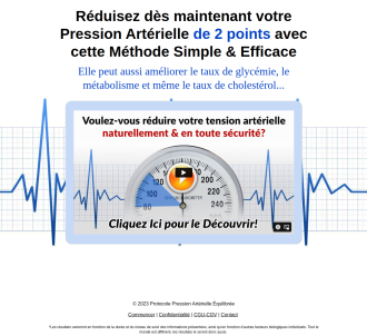 Protocole Contre Hypertension - French Blood Pressure Protocol                 