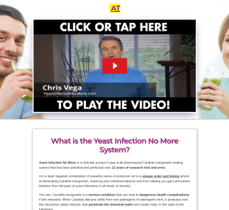 Yeast Infection No More (tm) ~ Top Candida Offer On Cb!                        