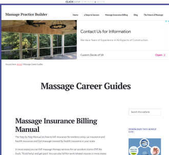 Massage Practice Builder: Ebooks                                               